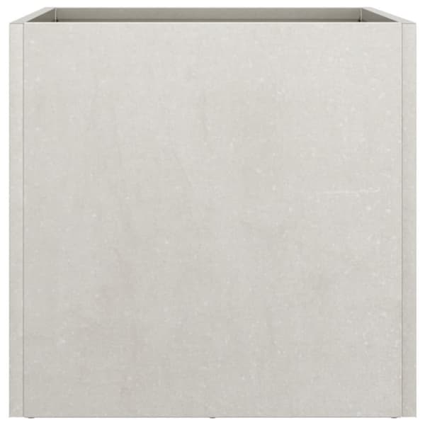 vidaXL Odlingslåda silver 32x30x29 cm rostfritt stål