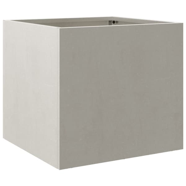 vidaXL Odlingslåda silver 32x30x29 cm rostfritt stål