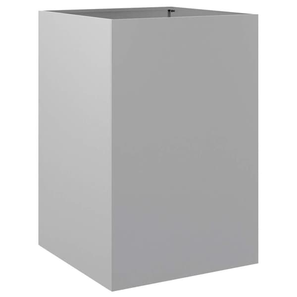 vidaXL Plantekasse sølv 52x48x75 cm galvanisert stål