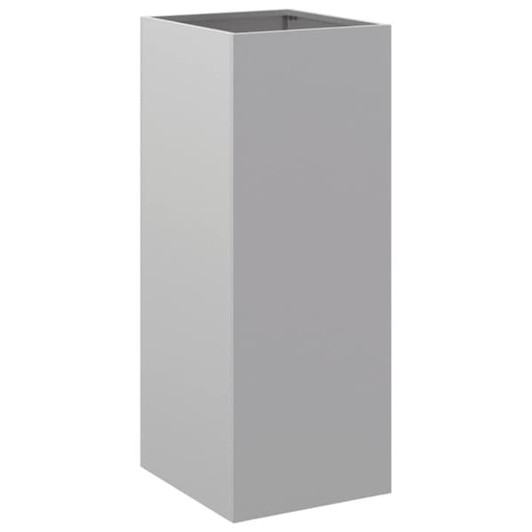 vidaXL Plantekasse sølv 32x29x75 cm galvanisert stål