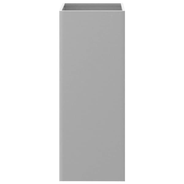 vidaXL Plantekasse sølv 32x29x75 cm galvanisert stål