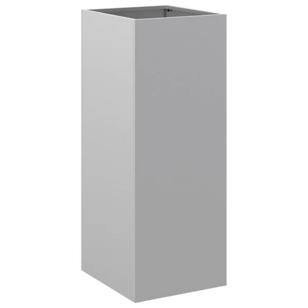 vidaXL Plantekasse sølv 32x29x75 cm galvanisert stål
