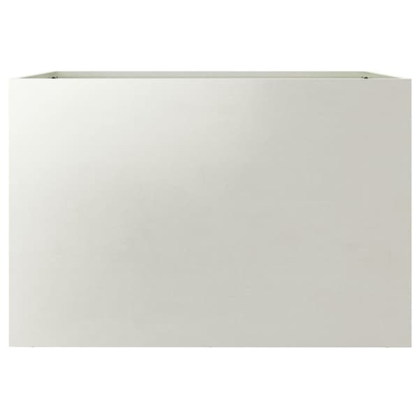 vidaXL Kukkalaatikko hopea 62x47x46 cm ruostumaton teräs