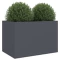 Miniatyrbilde 5 av 11: vidaXL Plantekasse antrasitt 62x40x39 cm stål