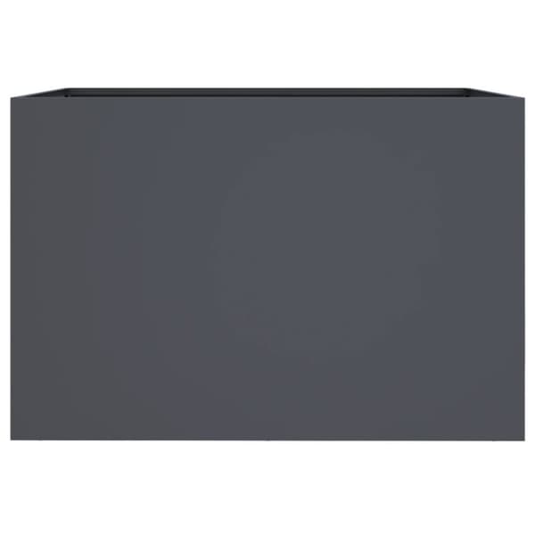 vidaXL Plantekasse antrasitt 62x40x39 cm stål