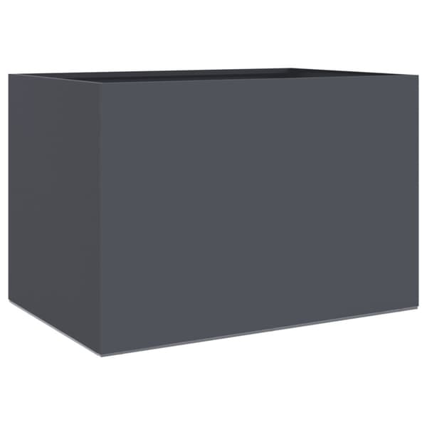 vidaXL plantekasse 62x40x39 cm stål antracitgrå