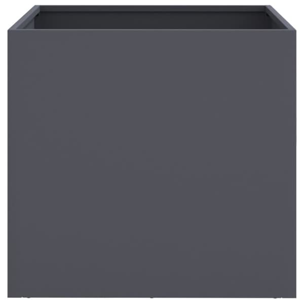 vidaXL Odlingslådor 2 st antracit 42x40x39 cm kallvalsat stål