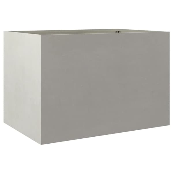 vidaXL Plantekasse sølv 62x40x39 cm rustfritt stål