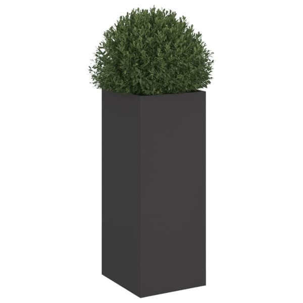 vidaXL Plantekasse svart 32x29x75 cm stål