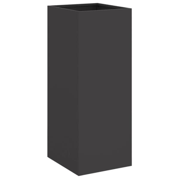 vidaXL Plantekasse svart 32x29x75 cm stål