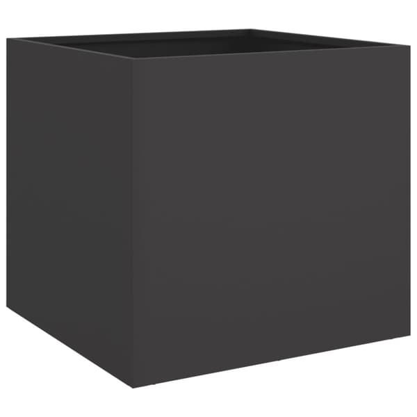 vidaXL Odlingslåda svart 49x47x46 cm stål