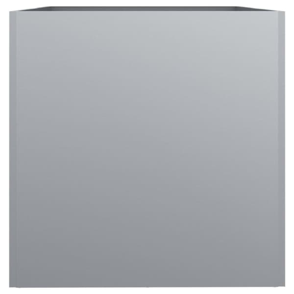 vidaXL Plantekasse sølv 62x40x39 cm galvanisert stål