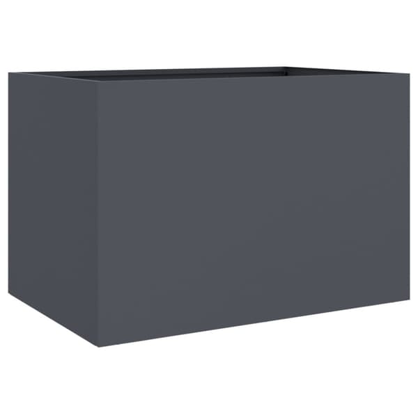 vidaXL Plantekasse antrasitt 62x47x46 cm stål