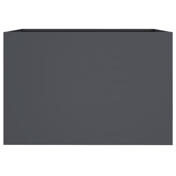 vidaXL Plantekasse antrasitt 62x47x46 cm stål