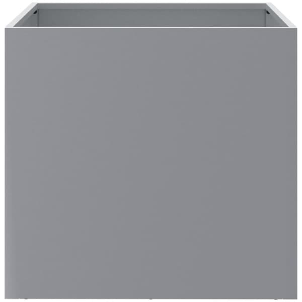 vidaXL Plantekasser 2 stk sølv 49x47x46 cm galvanisert stål