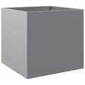 Miniatyrbilde 8 av 11: vidaXL Plantekasser 2 stk sølv 49x47x46 cm galvanisert stål