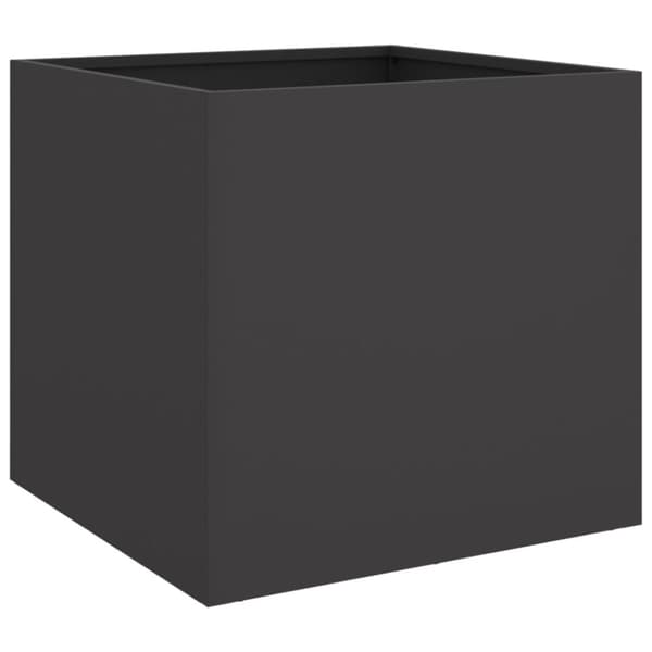 vidaXL plantekasse 42x40x39 cm stål sort