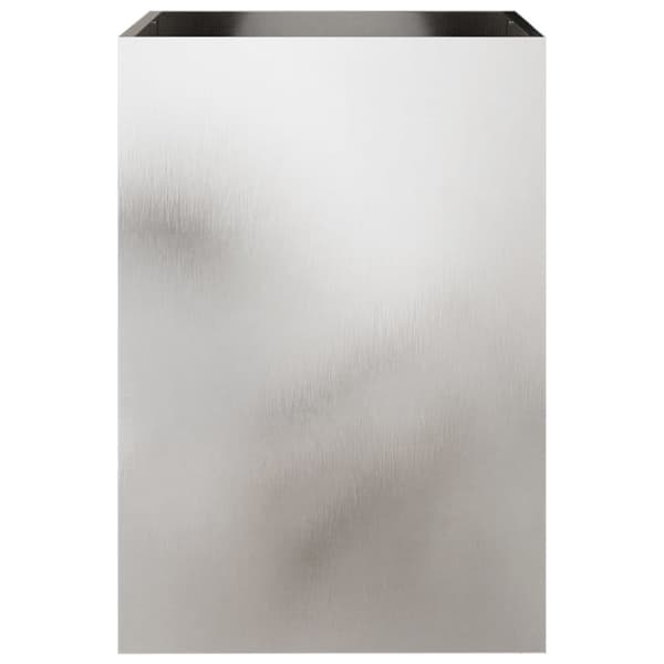 vidaXL Plantekasse sølv 52x48x75 cm rustfritt stål