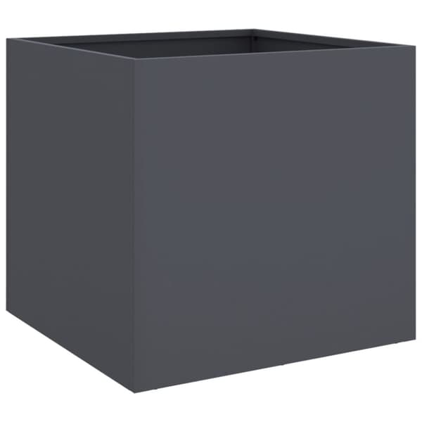 vidaXL plantekasse 42x40x39 cm stål antracitgrå