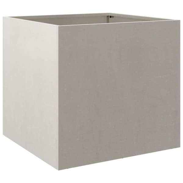 vidaXL plantekasser 2 stk. 42x40x39 cm rustfrit stål sølvfarvet