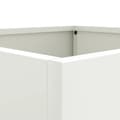 Miniatyrbilde 9 av 11: vidaXL Plantekasse hvit 42x40x39 cm stål