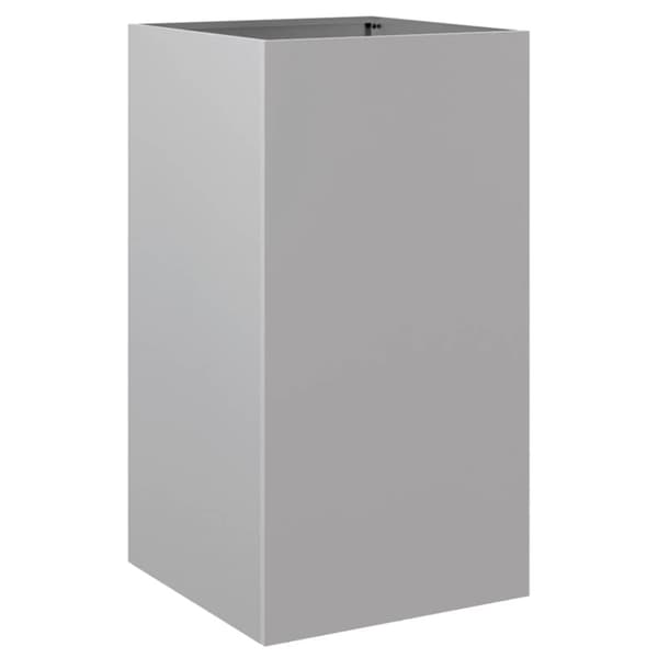vidaXL Plantekasse sølv 42x38x75 cm rustfritt stål