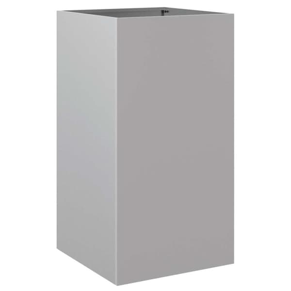 vidaXL Plantekasse sølv 42x38x75 cm rustfritt stål
