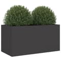 Miniatyrbillede 5 af 11: vidaXL plantekasse 62x30x29 cm koldvalset stål sort