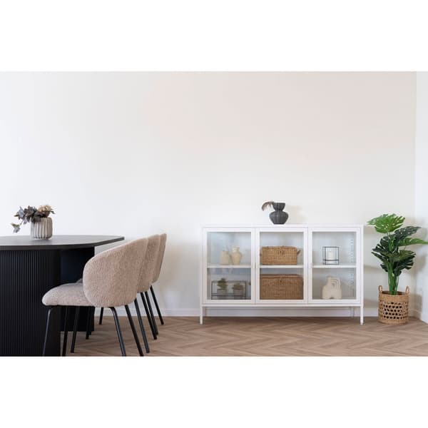 Balok korg Set med 3 st. natur,svart.