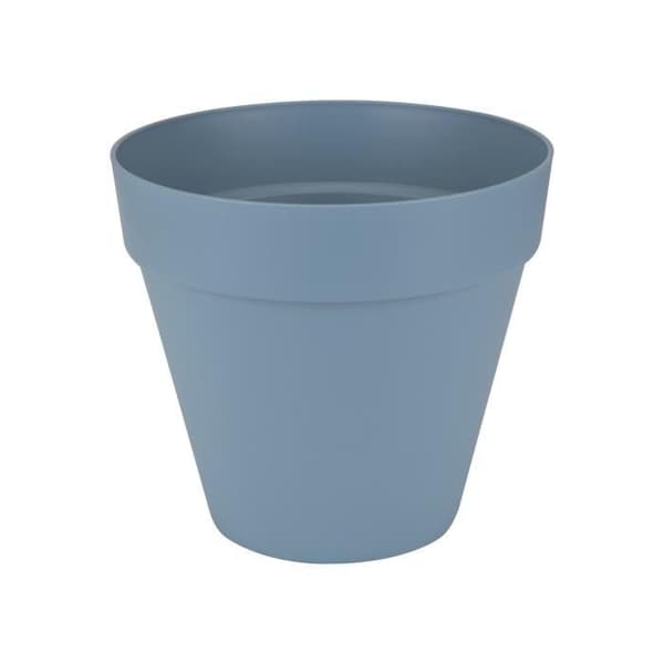 Elho Rund urtepotte med Urban lofthjul - Ø 40 cm - Vintageblå