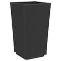 Miniatyrbillede 3 af 9: vidaXL plantekurve 4 stk. 32,5x32,5x57 cm PP sort
