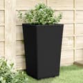 Miniatyrbillede 9 af 9: vidaXL plantekurve 4 stk. 32,5x32,5x57 cm PP sort