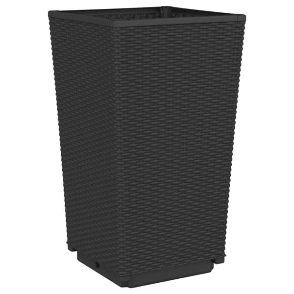 vidaXL plantekurve 2 stk. 32,5x32,5x57 cm PP sort