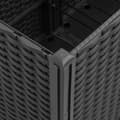 Miniatyrbillede 6 af 8: vidaXL plantekasse 160x120x53 cm PP sort