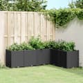 Miniatyrbillede 8 af 8: vidaXL plantekasse 160x120x53 cm PP sort