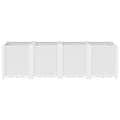 Miniatyrbillede 2 af 7: vidaXL plantekasse 160x40x53 cm PP hvid