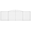 Miniatyrbilde 4 av 6: vidaXL Gabionkurver buede 25 stk 400x50x120/140 cm galvanisert jern