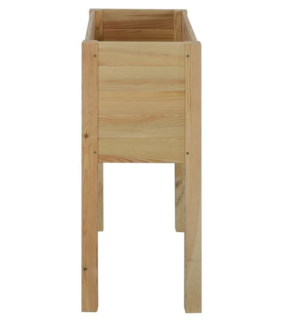 Trækasse på ben /bredde 60 cm /Justerbar bund /RDS - Naturlig