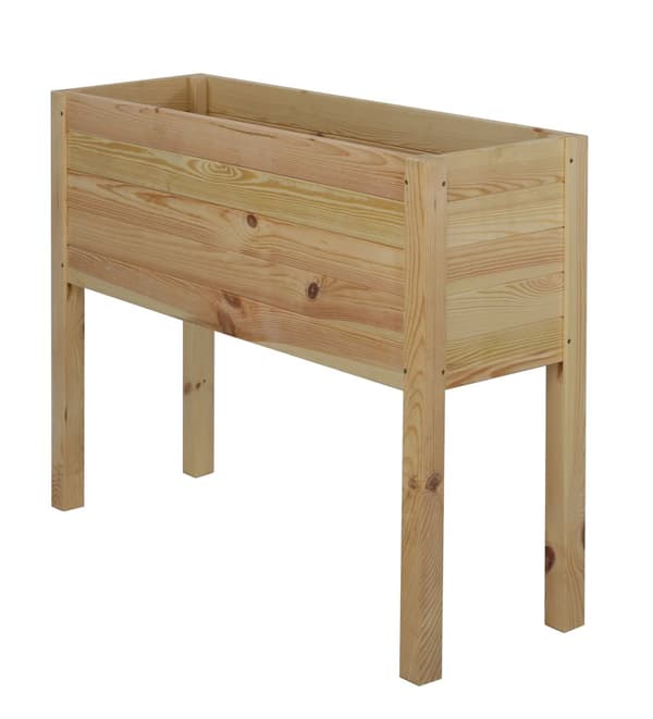 Puujalkainen laatikko / leveys 88 cm / Pohjan säätö / RDS - Luonnonväri
