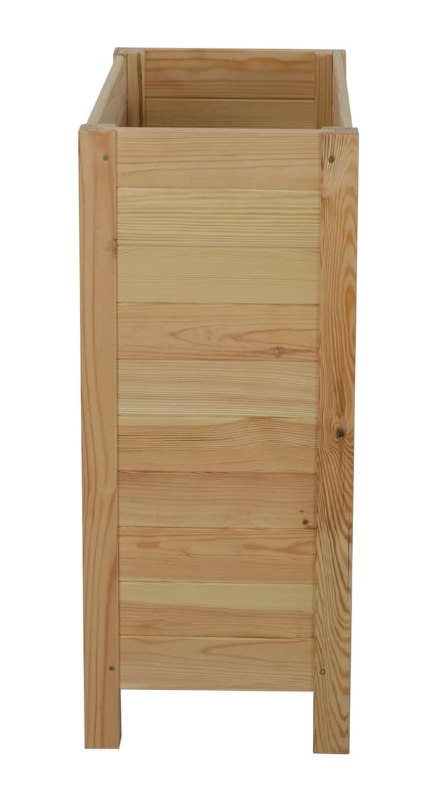 Hög Planteringslåda /bredd 60cm/ Bottenjustering / RDS - Naturlig