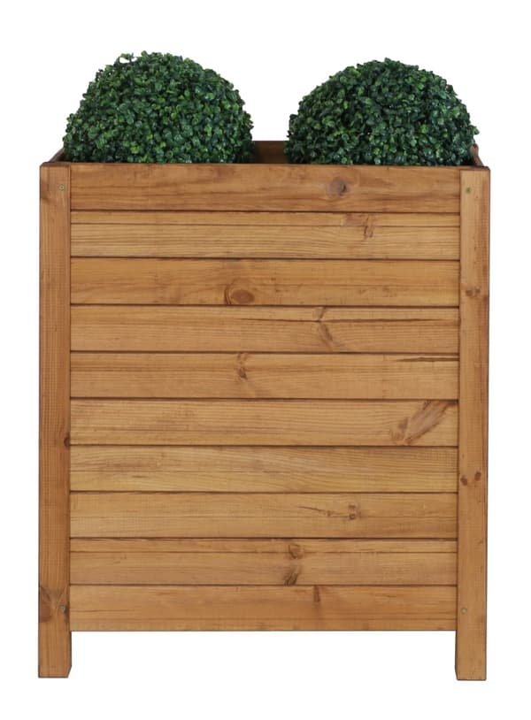 Høj plantekasse /bredde 60 cm/ Bundjustering / RDS - Brun