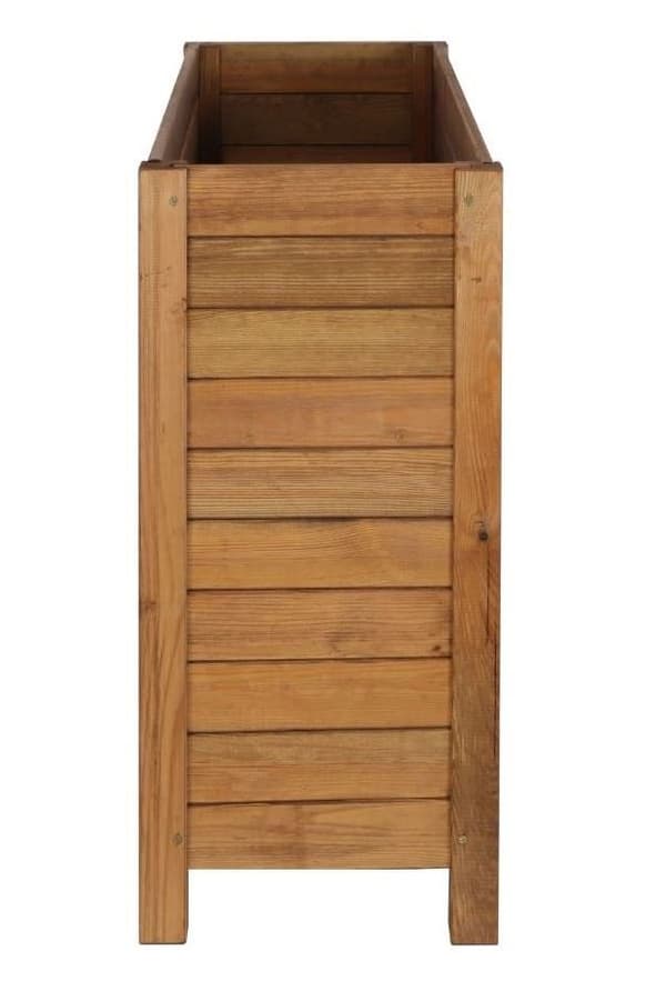 Høj plantekasse /bredde 60 cm/ Bundjustering / RDS - Brun