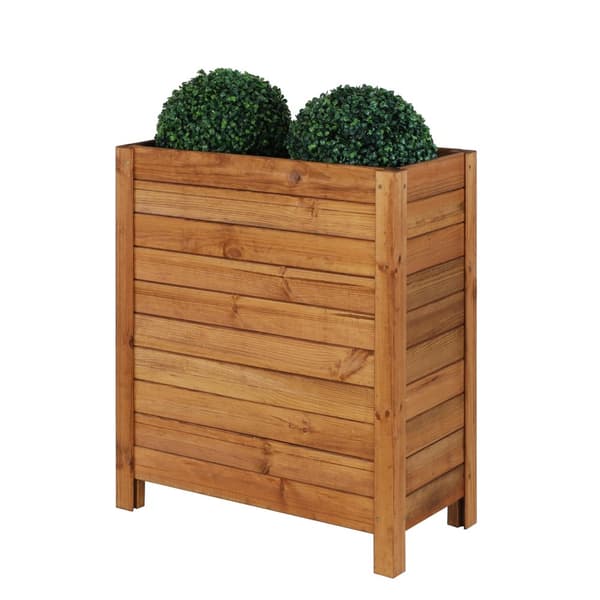 Høj plantekasse /bredde 60 cm/ Bundjustering / RDS - Brun