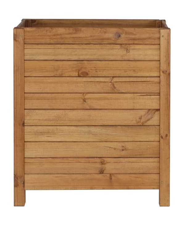 Høj plantekasse /bredde 88 cm/ Bundjustering / RDS - Brun