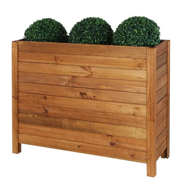 Høj plantekasse /bredde 88 cm/ Bundjustering / RDS - Brun
