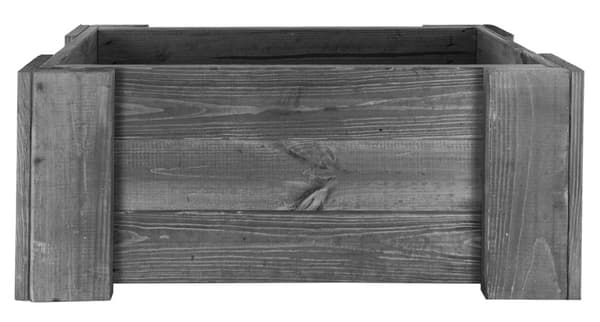 Trälåda balkong RDF /bredd 60cm/ Grå