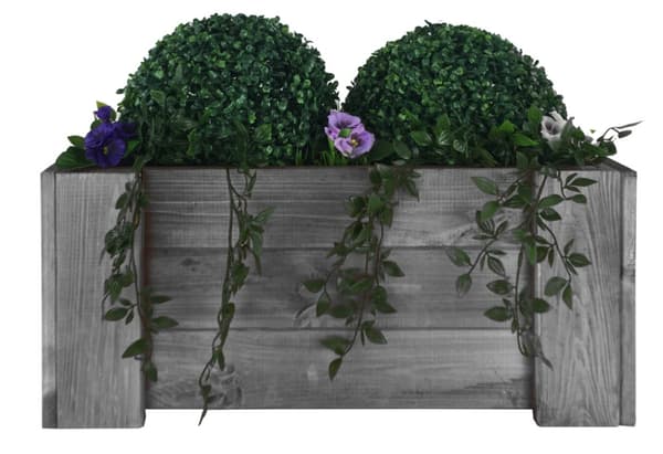 Trälåda balkong RDF /bredd 60cm/ Grå