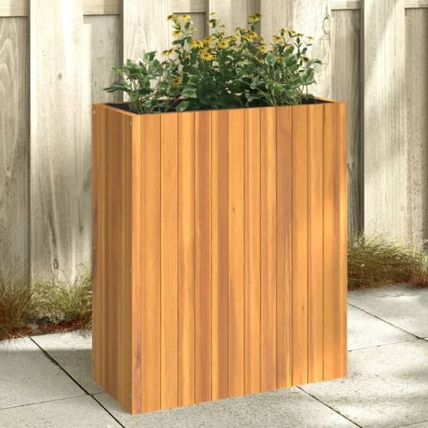vidaXL plantekasse 59x27,5x70 cm massivt akacietræ