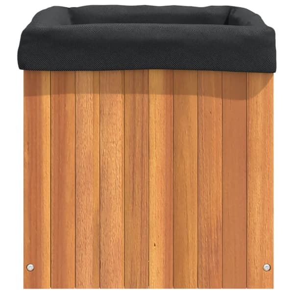 vidaXL Plantekasse 45x45x45 cm helte akasie