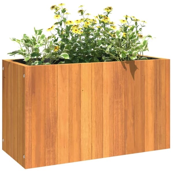 vidaXL Odlingslåda 59x27,5x35 cm massivt akaciaträ